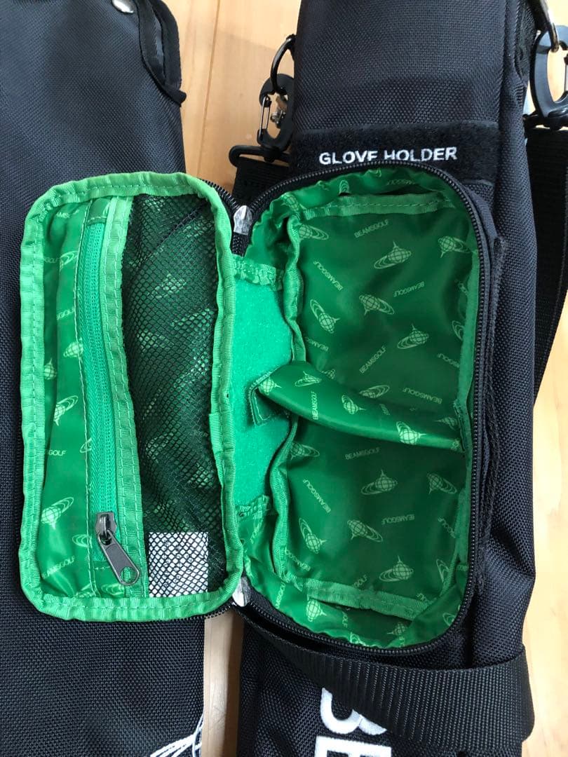 MAKO‼️BEAMS GOLF / セルフスタンド ゴルフケース ブラック