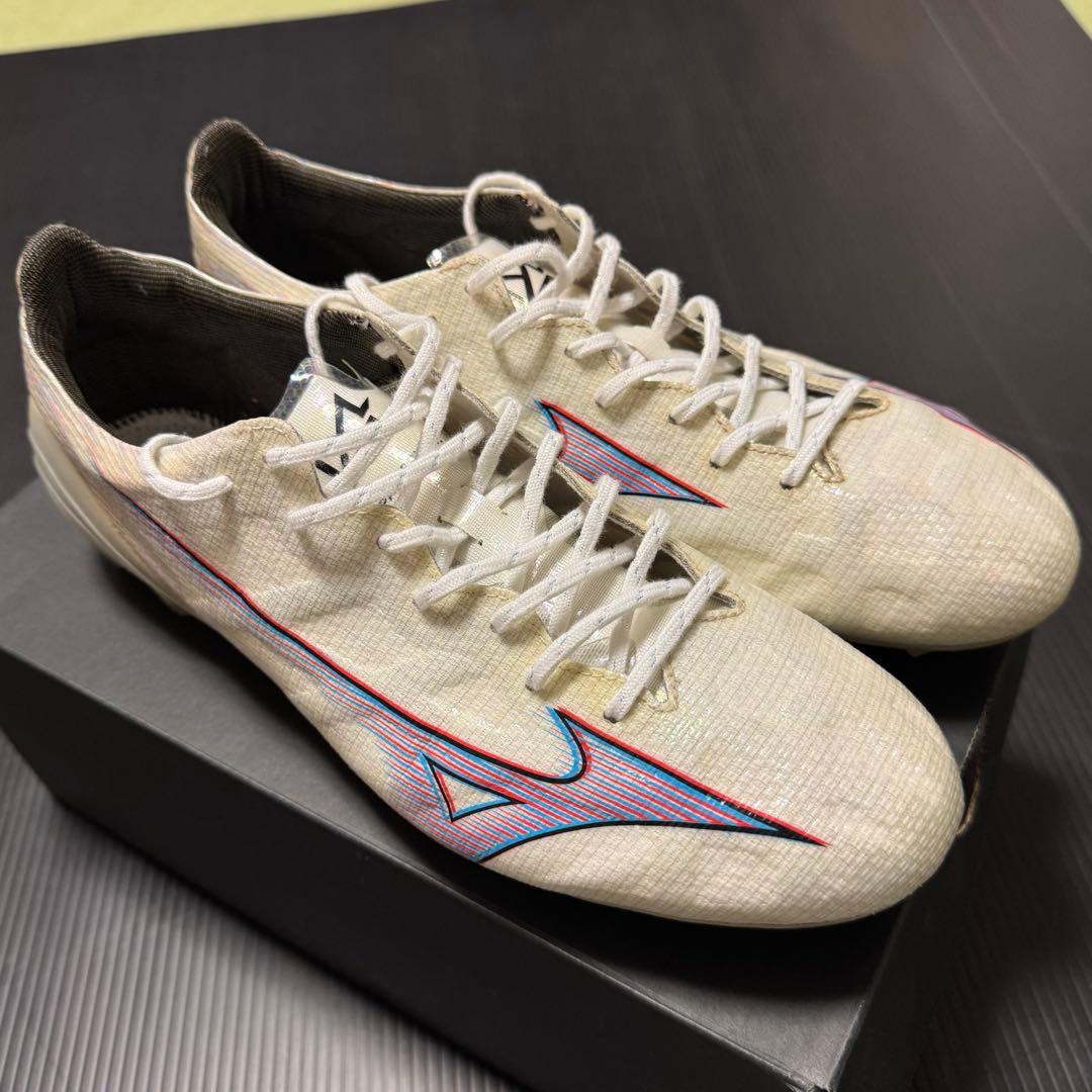 【 美品 】 ミズノ サッカースパイク アルファ JAPAN 27.0cm