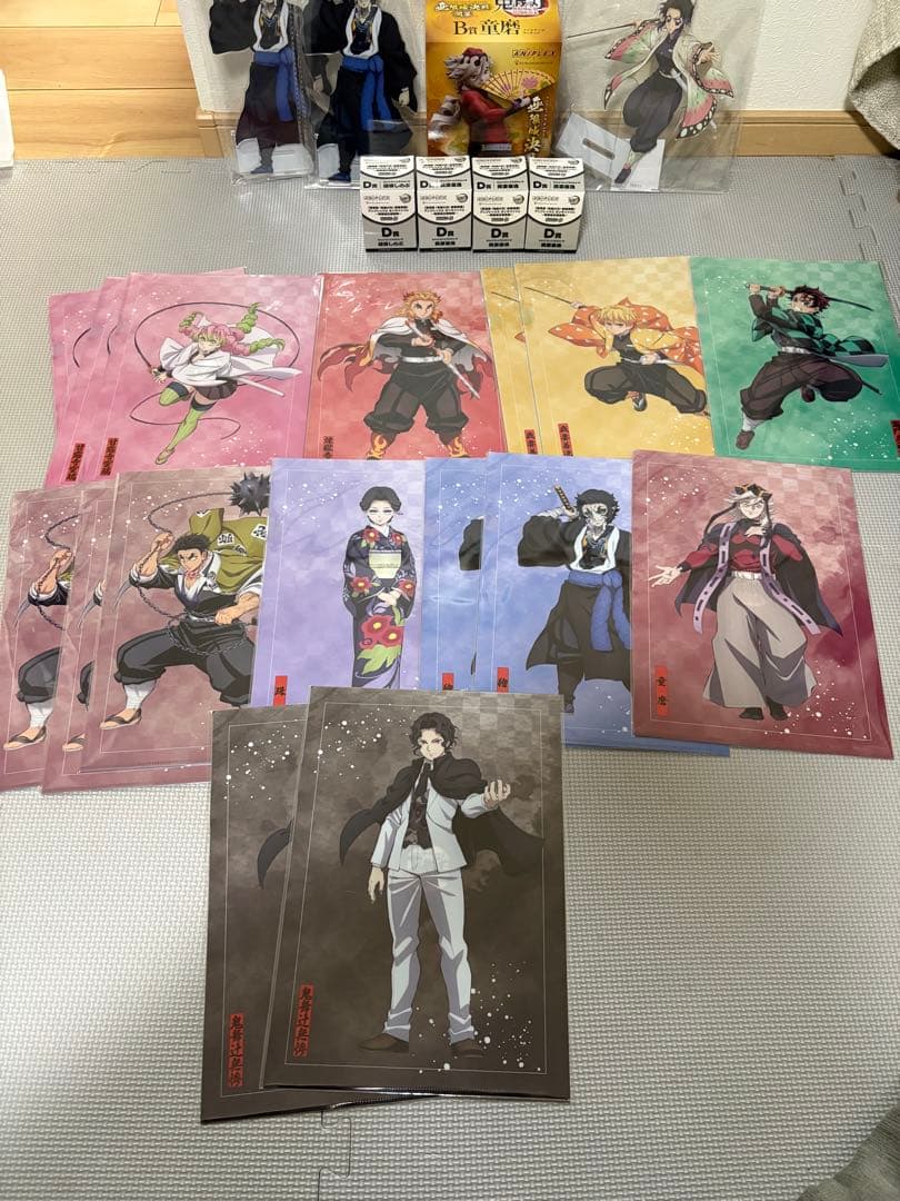 鬼滅の刃 アニプレックスオンラインくじ　童磨　フィギュア　アクスタ　ねんどろいど