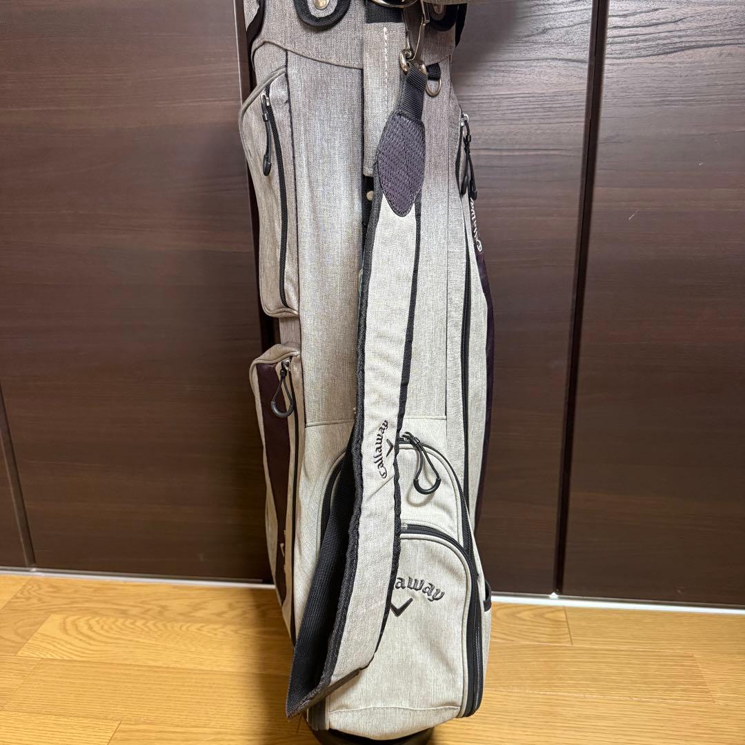 Callaway スタンド式キャディバッグ ゴルフバッグ グレー