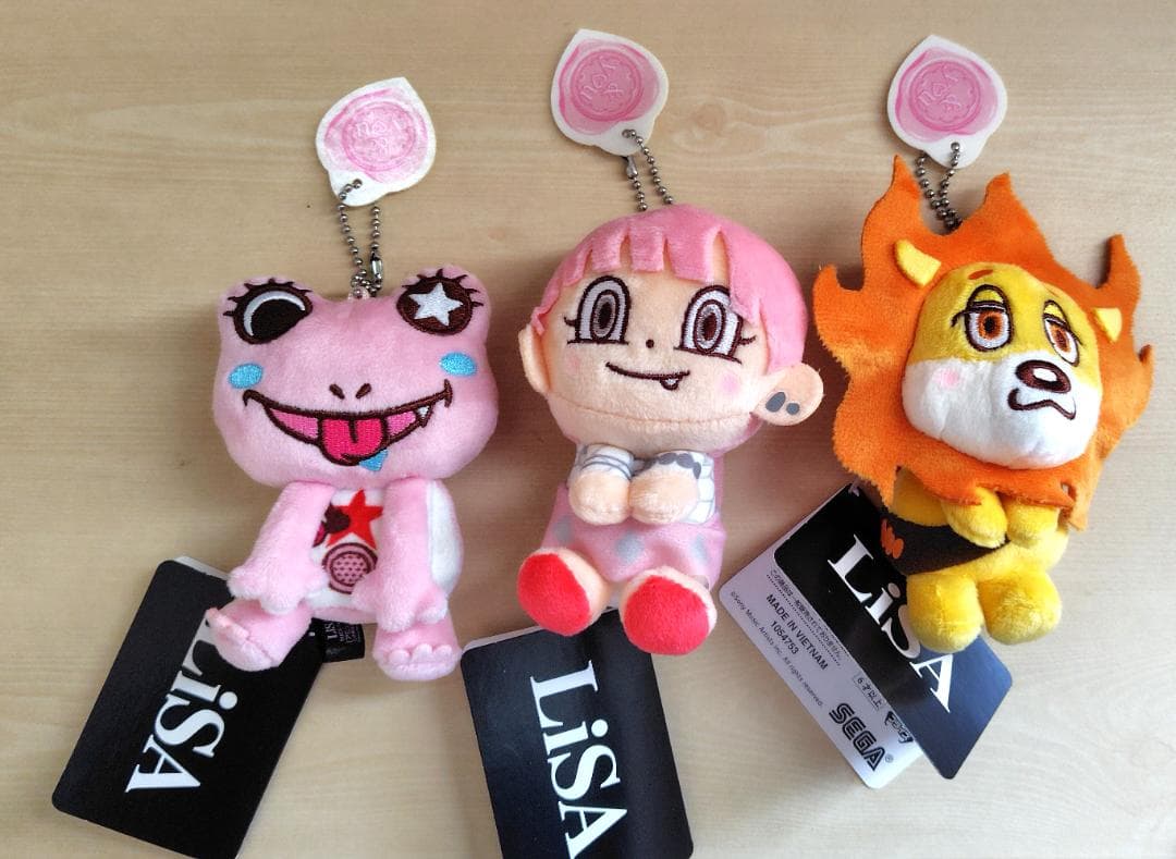 LiSA&you モアプラス キーチェーンマスコット 全5種 ぬいぐるみ リサ