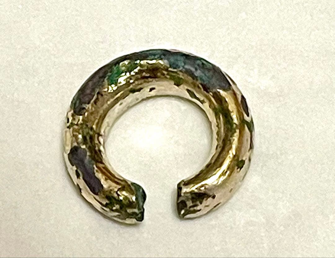 耳環 金環 古墳時代 勾玉 ガラス玉 トンボ玉 管玉 鍍金 高麗 大和王権