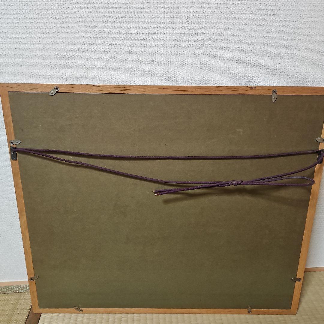 風景画 木製フレーム 田舎の風景