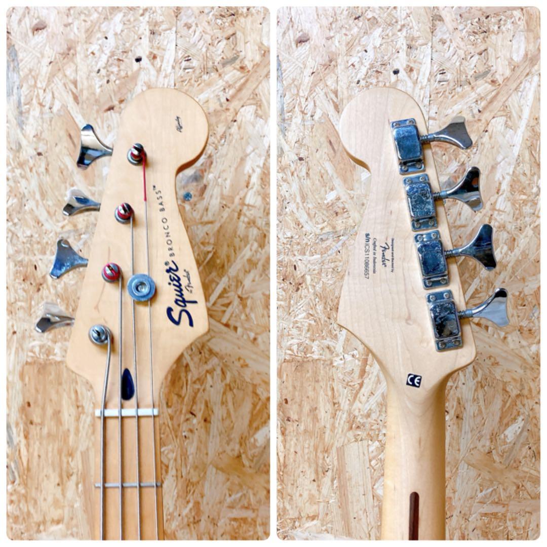 Squier スクワイア　Bronco Bass Affinityケース付き