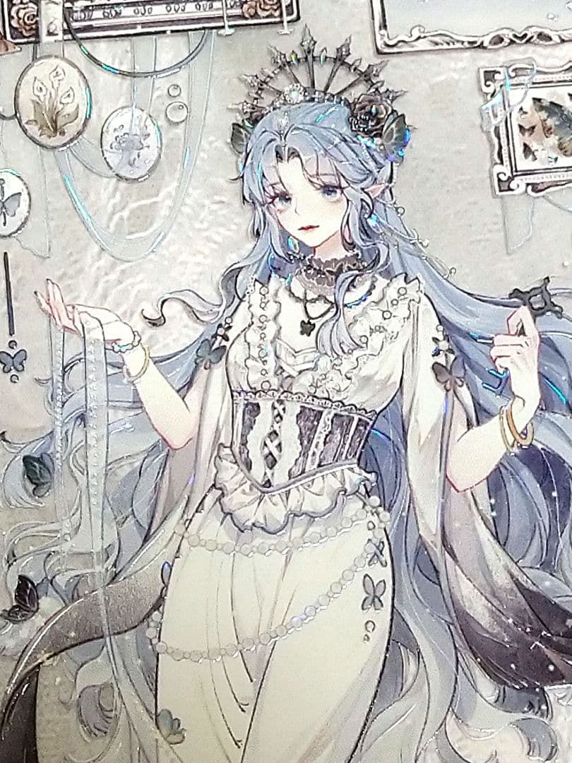 J1023＃羽化蝶(贝壳光)shine切り売り海外人物マステ女の子