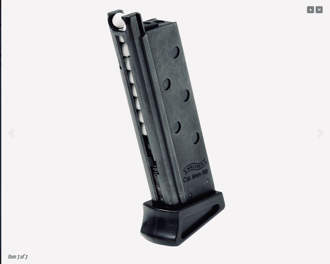 【完全新品・未開封】マルゼン ワルサーPPK ブローバック ブラック 最新ロット