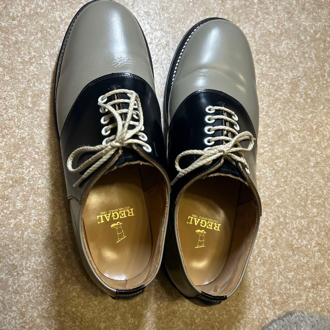 REGAL ボウリングシューズ （サドルシューズ）グレー/ブラック