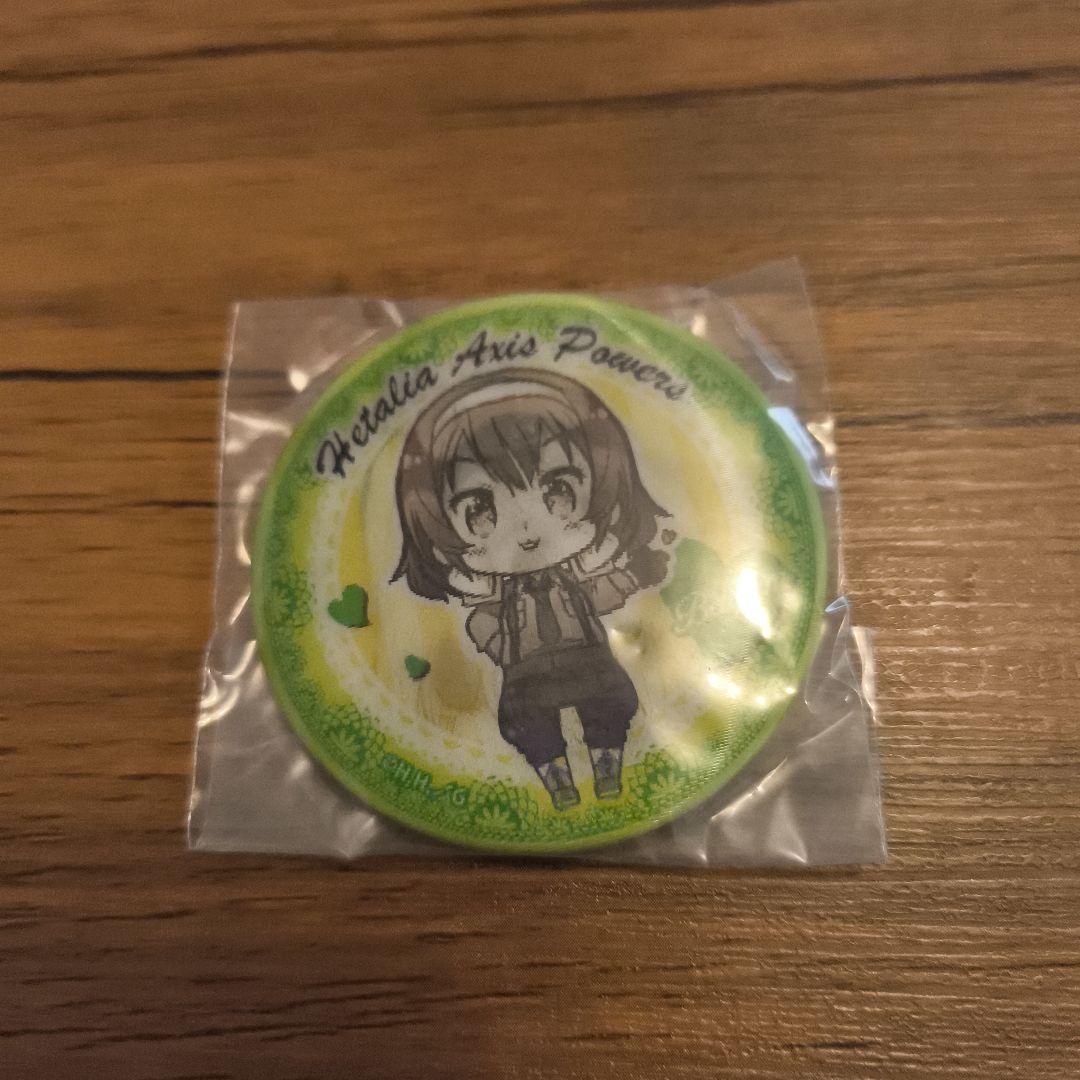 ヘタリア　チェンジング缶バッジ　ベルギー　女の子だらけだよっ！