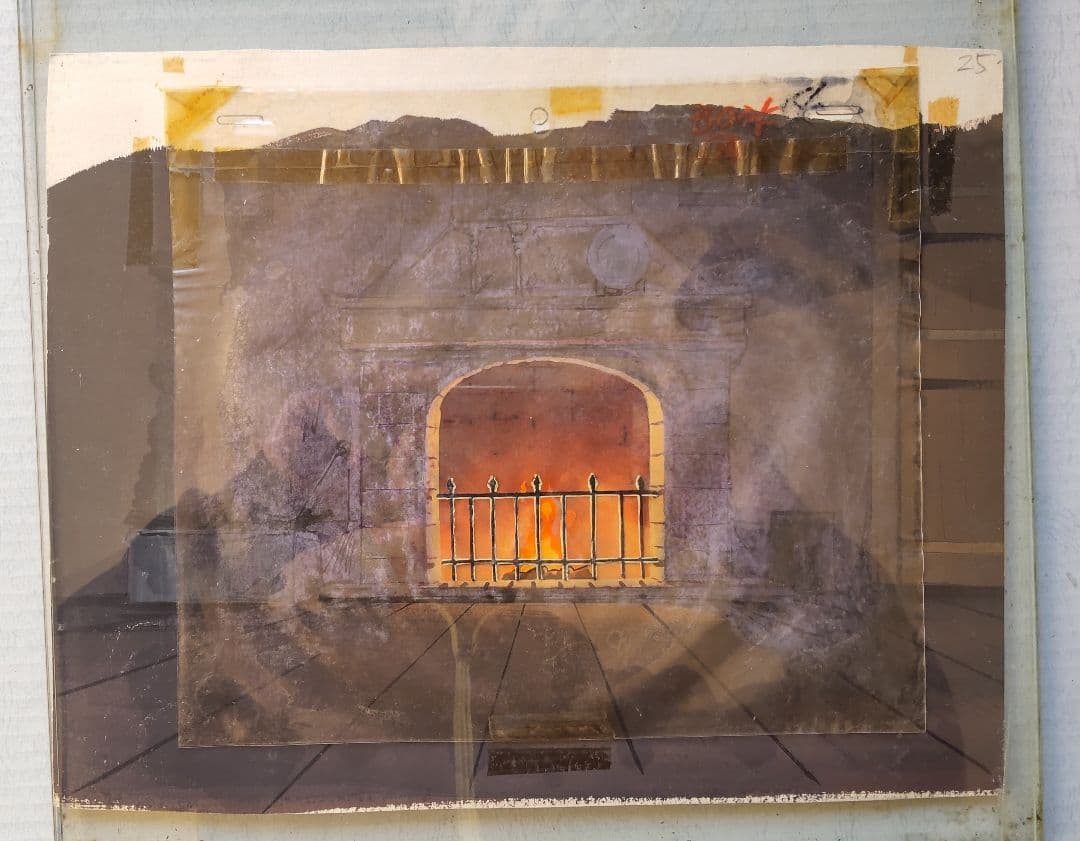 家なき子　セル画、背景、動画