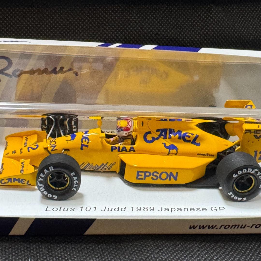 ロム特注 スパーク 1/43 ロータス101 中嶋悟 1989年日本GP