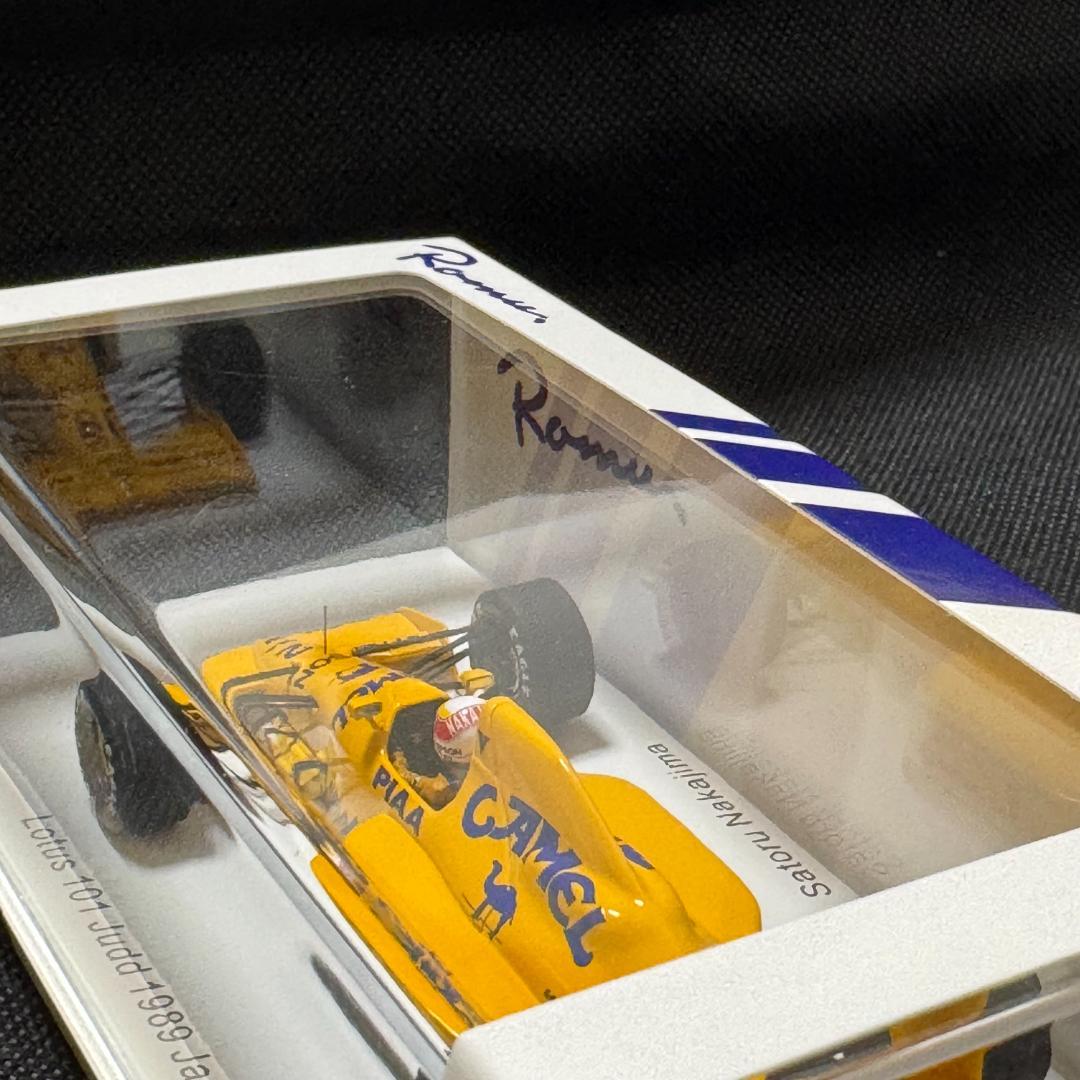 ロム特注 スパーク 1/43 ロータス101 中嶋悟 1989年日本GP