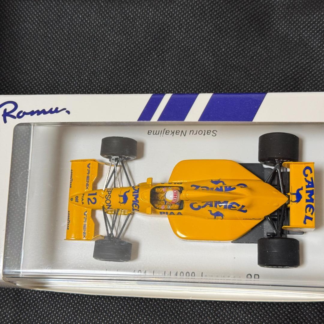 ロム特注 スパーク 1/43 ロータス101 中嶋悟 1989年日本GP