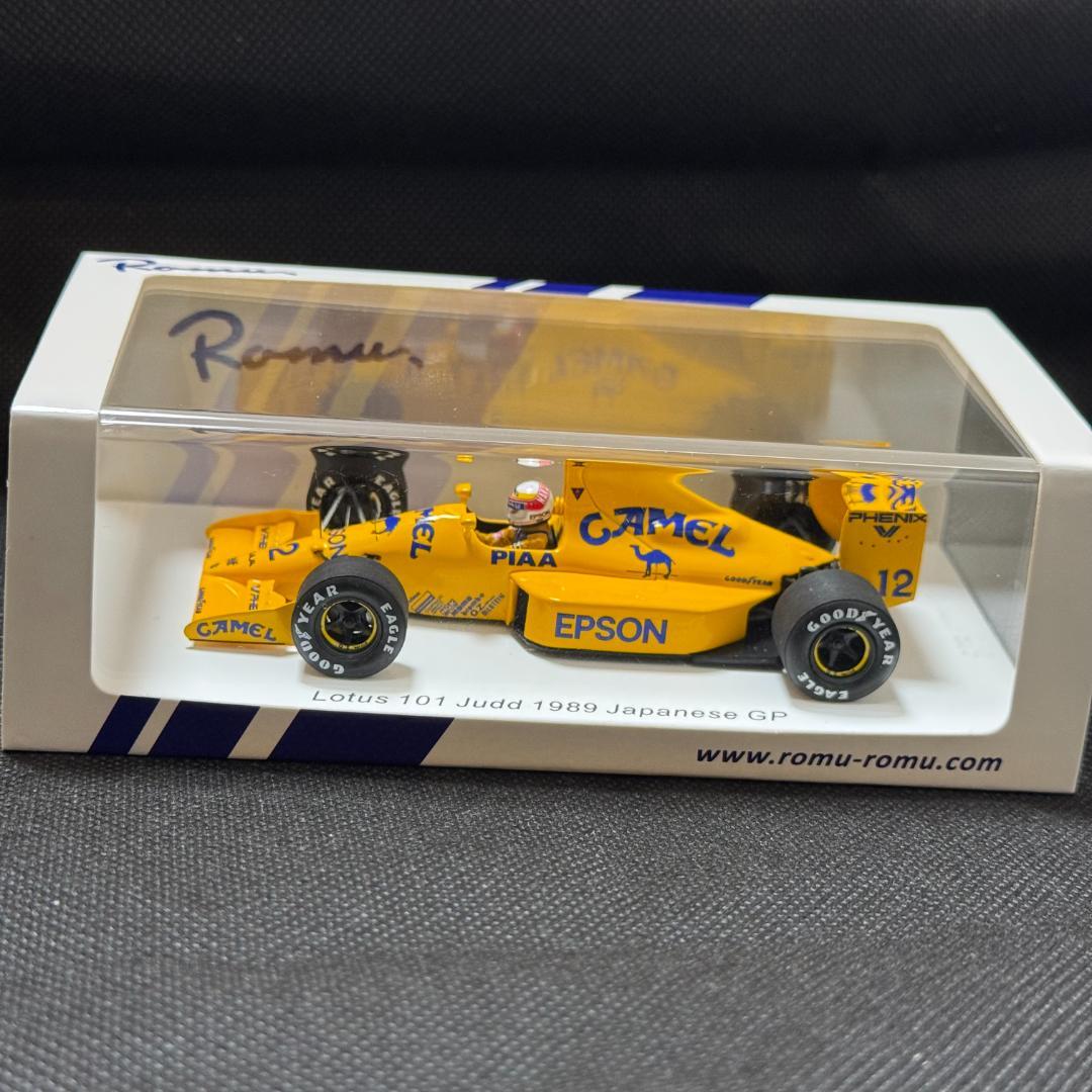 ロム特注 スパーク 1/43 ロータス101 中嶋悟 1989年日本GP