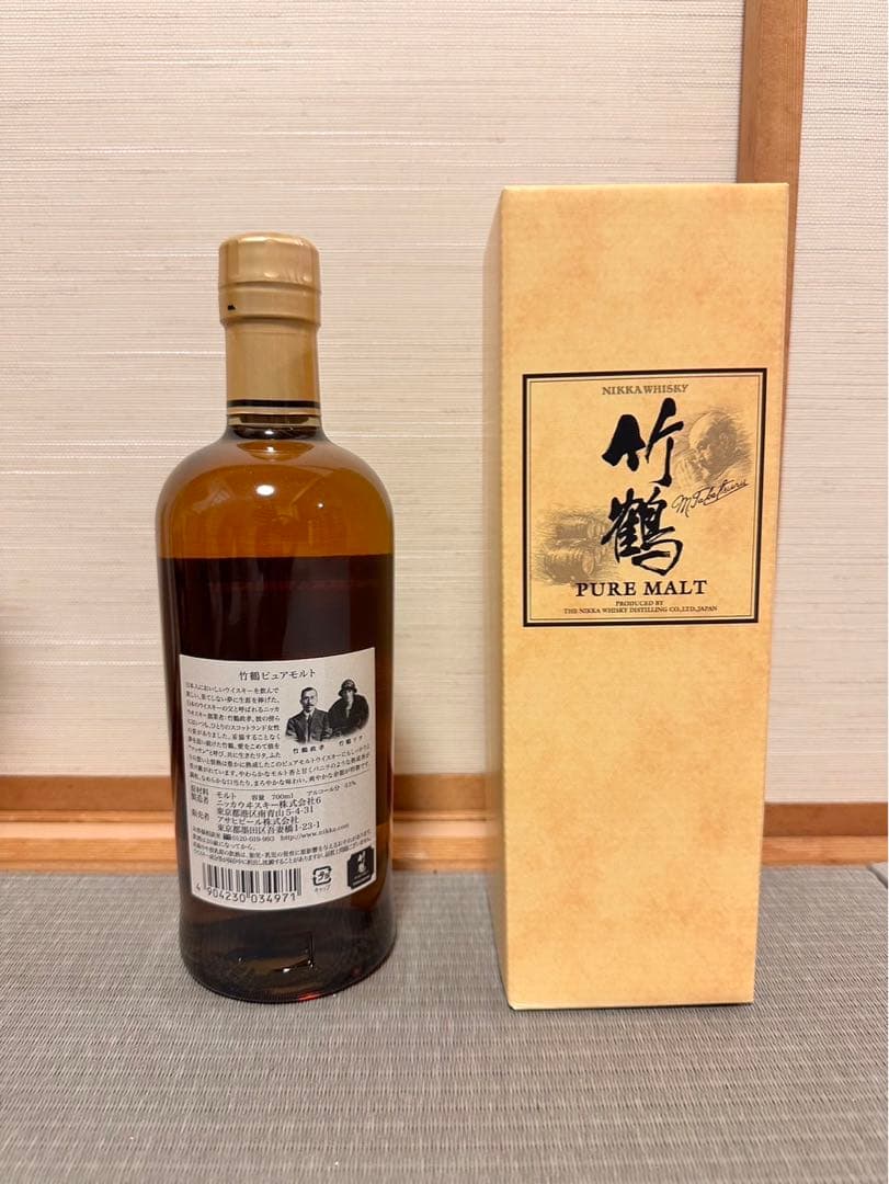 竹鶴ピュアモルト24本入り　旧ラベル
