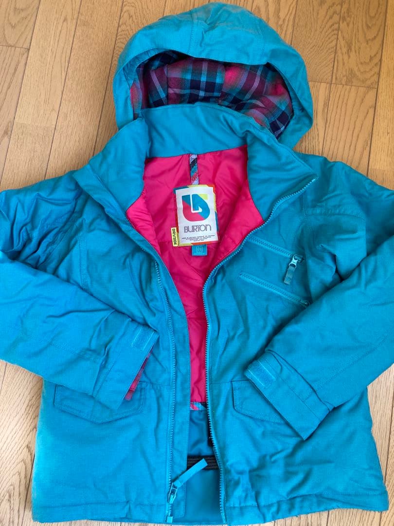 BURTON スノーボードウェア M青・ピンク キッズ