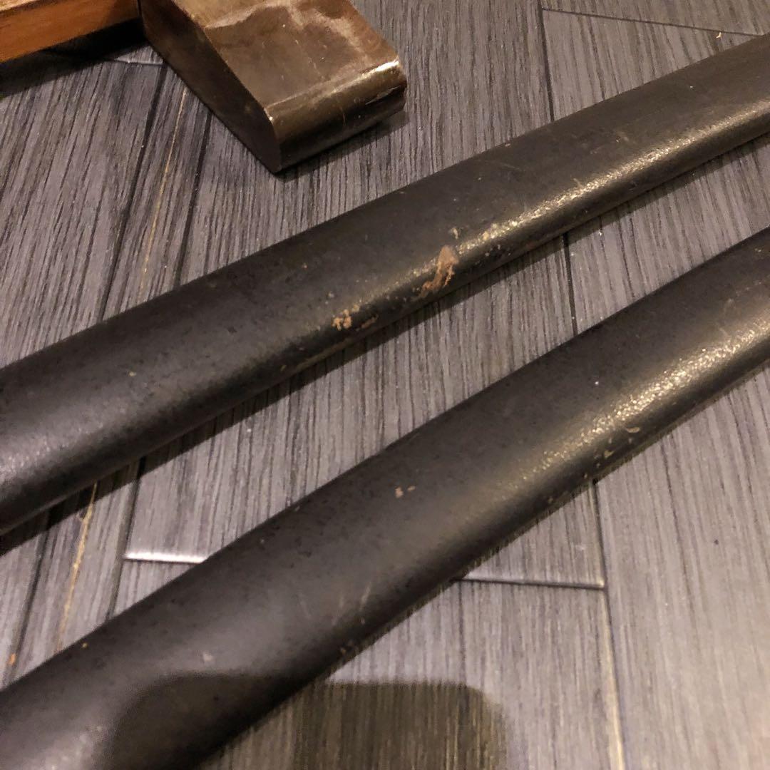 本格模造刀　大小セット　黒拵え　太刀　脇差　大小セット