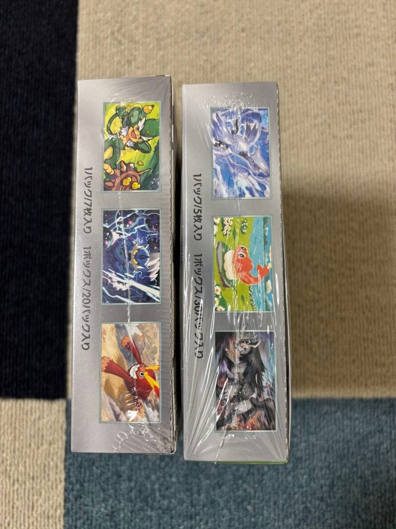 ポケモンカードBOX シュリンク付き ブラックボルト、変幻の仮面　セット