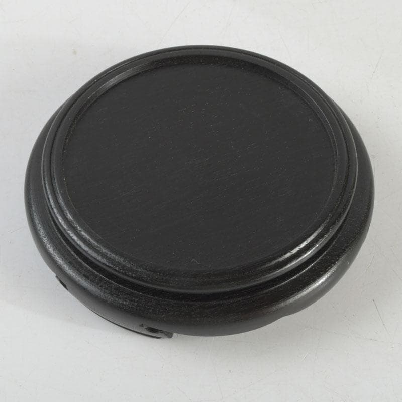 七宝焼　竹文　花瓶　唐木台・時代箱付　V　9462