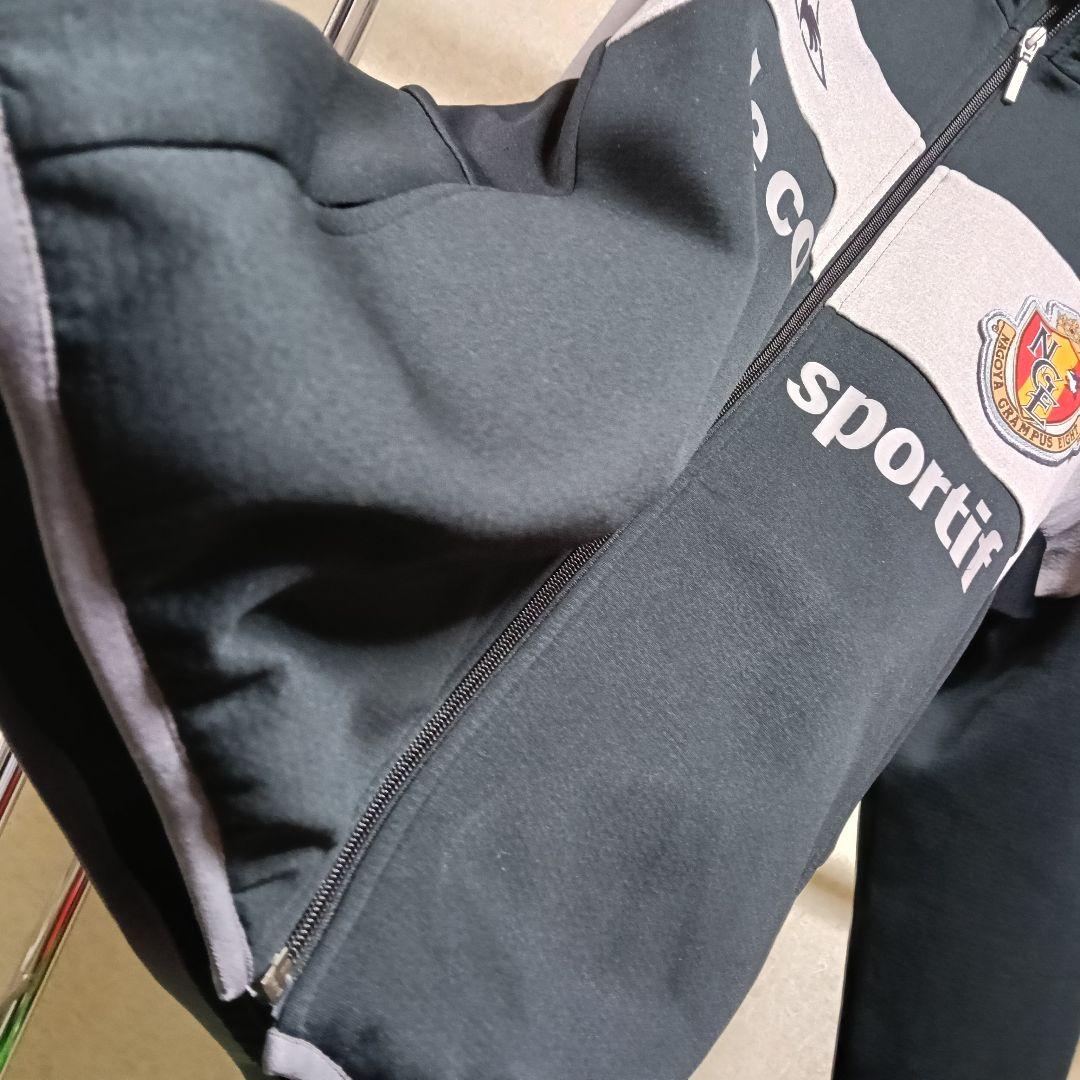 ルコック製 名古屋グランパス トラックトップ ブラック×グレー／L