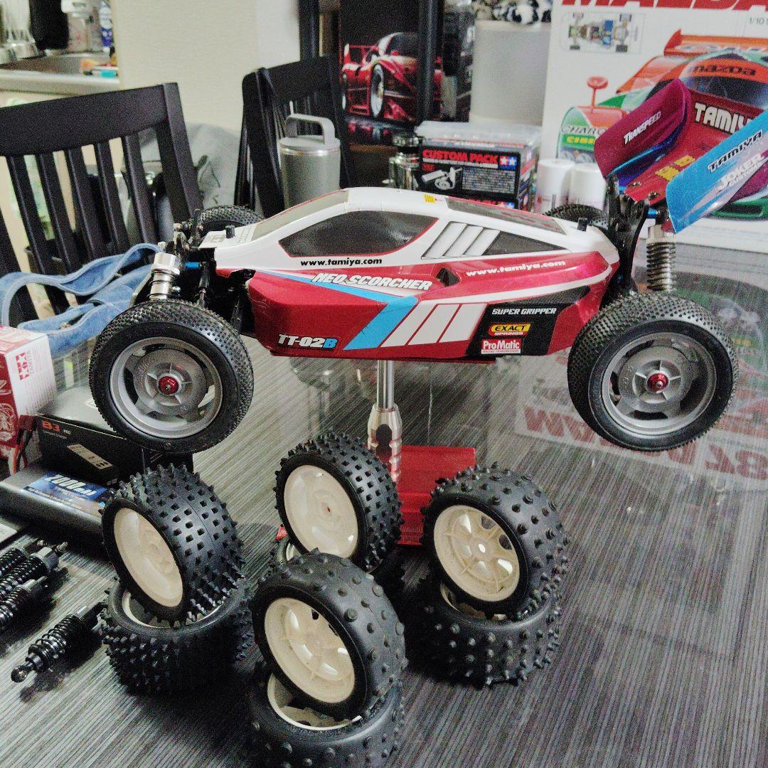 タミヤ TT 02 B ネオスコーチャー フルチューン　フルセット値下げ