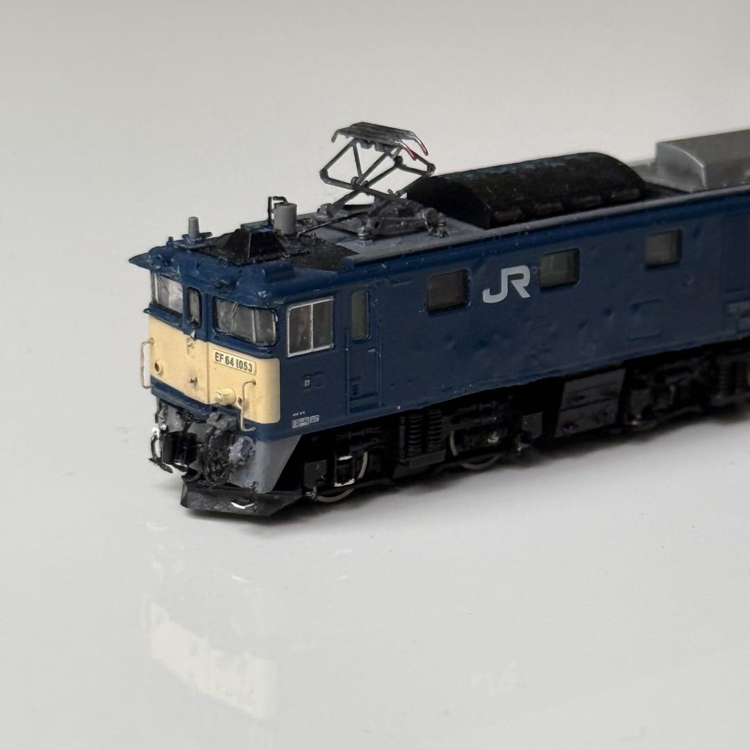 精密加工　TOMIX 7134 EF64 1000 （1053号機）ウェザリング