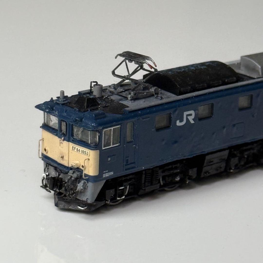 精密加工　TOMIX 7134 EF64 1000 （1053号機）ウェザリング