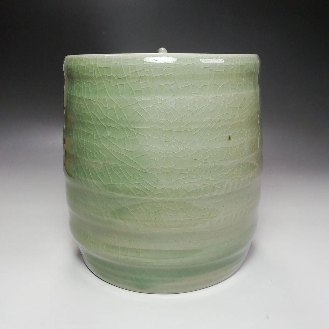 Ｓ６３９　水指　『幸山窯』『鈴木幸山作』　共箱　茶道具