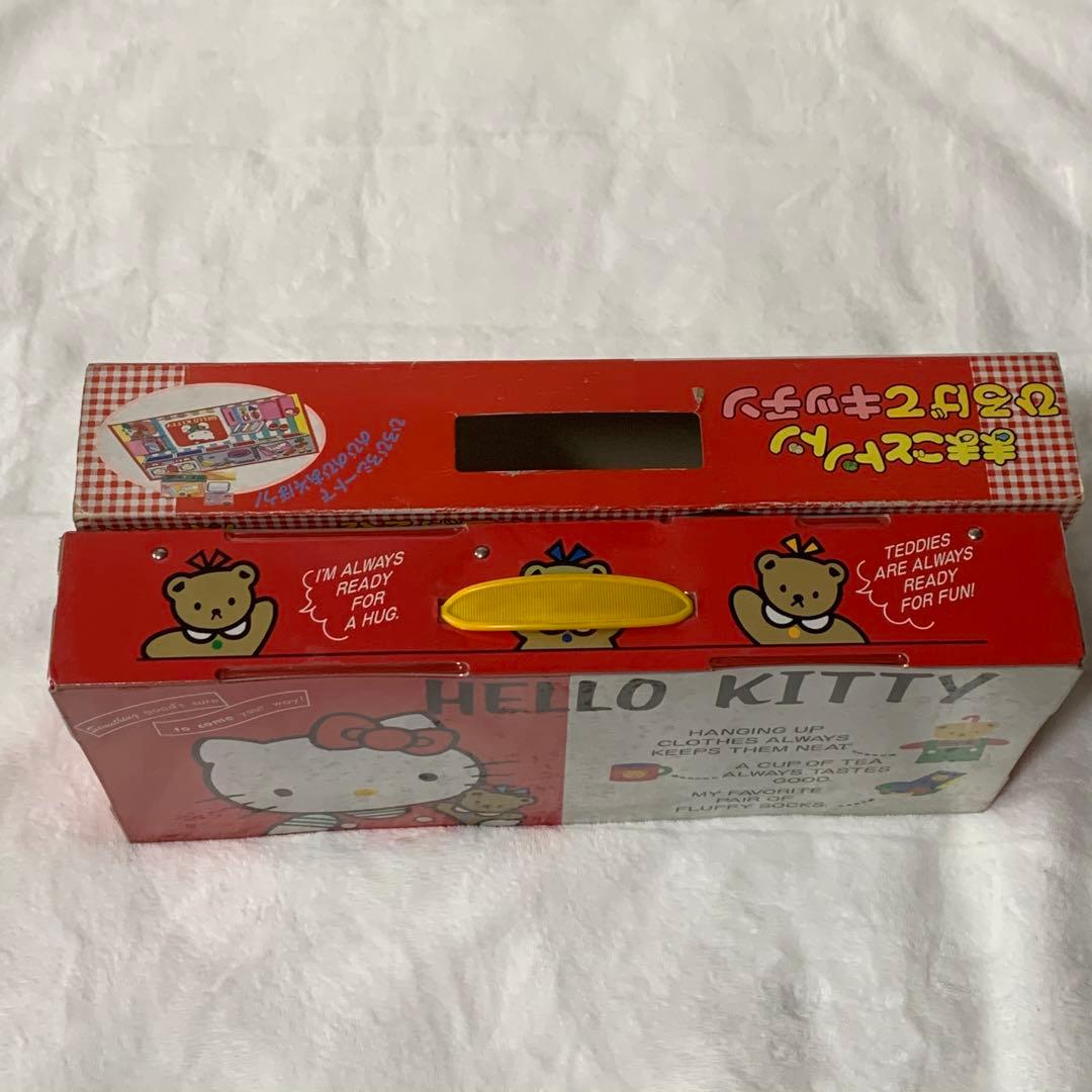 【1989年製　サンリオ旧ロゴ】ハローキティ　ままごとトントン　ひろげてキッチン