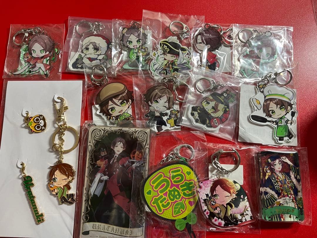 うらたぬき　浦島坂田船　グッズ　まとめ売り アクキー　ファイル　ノート　タオル