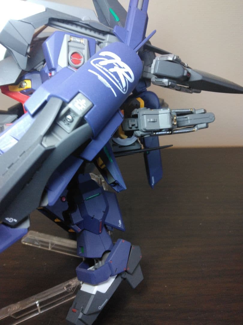HGガンダムTR-1 ハイゼンスレイ・ラーⅡ全塗装完成品　改造品　　台座付