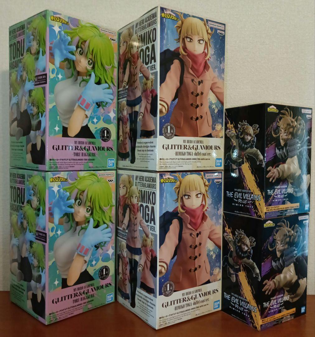 ヒロアカ 葉隠透 トガヒミコ フィギュア 6体セット