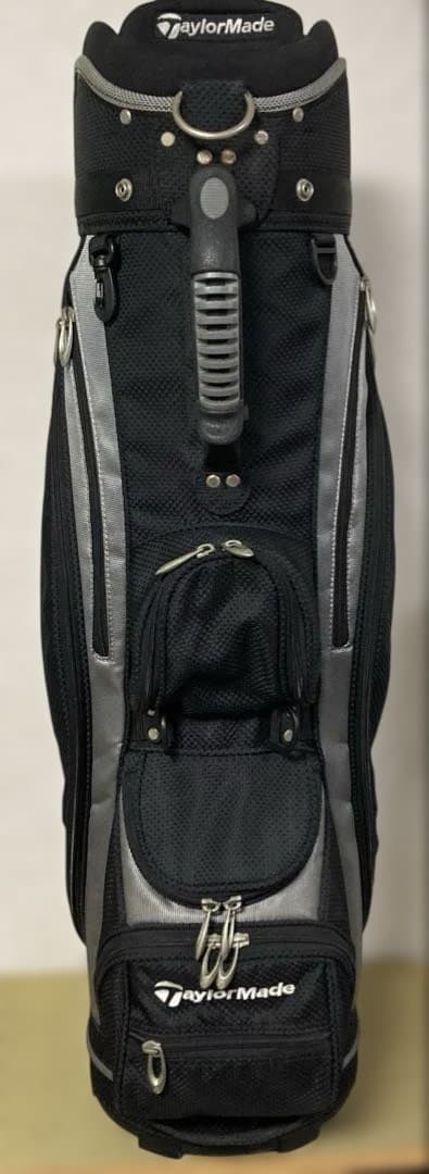 テーラーメイド/TaylorMade キャディバック　黒グレー　フードあり