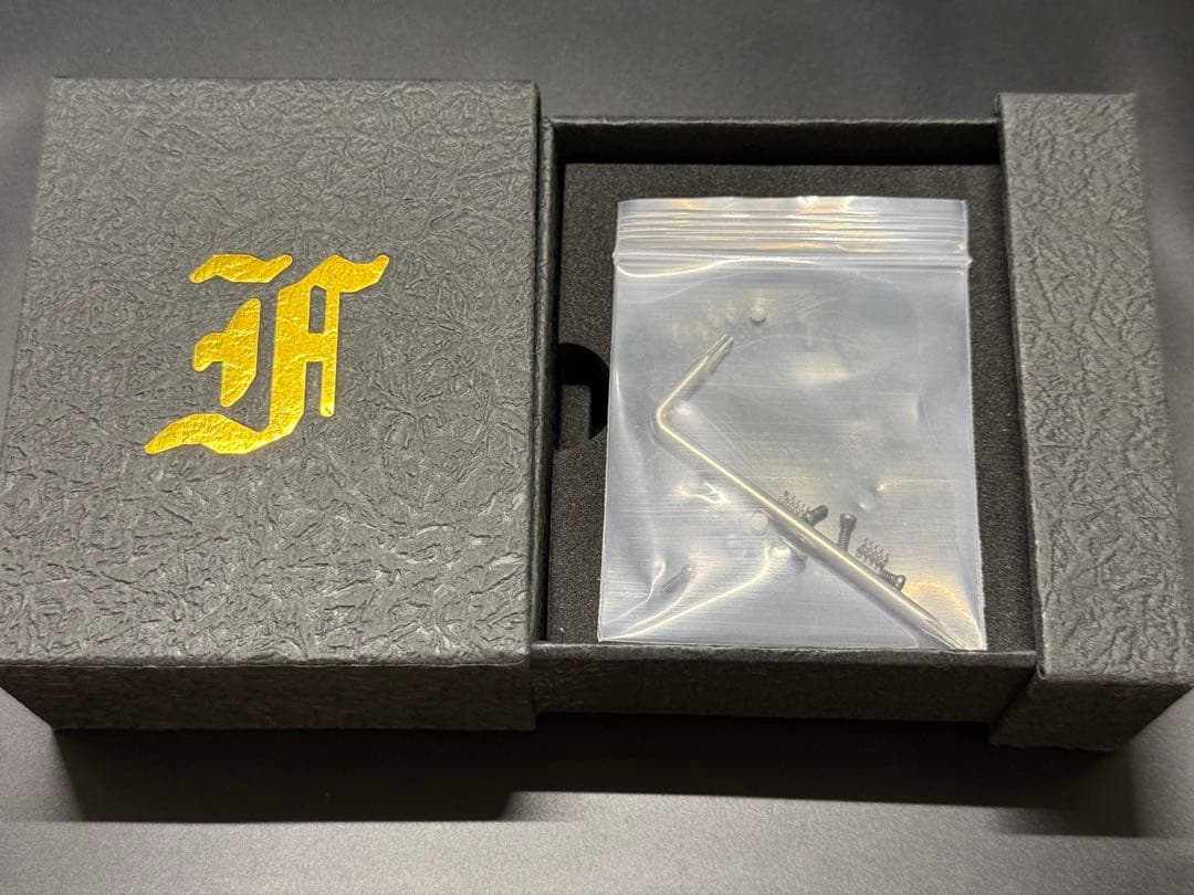 フィジェットトイ　Cu製　EDC 回転スライダー