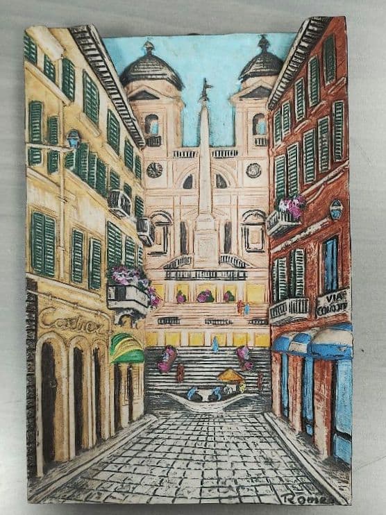 Le Vie D'italia　立体絵画　イタリア