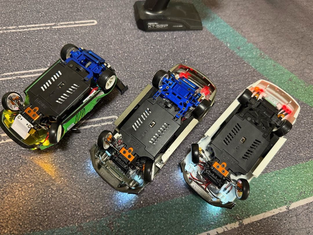 京商ミニッツAWD1台&MRD3台&4×4 シャーシ計5台セット(ボディオマケ)