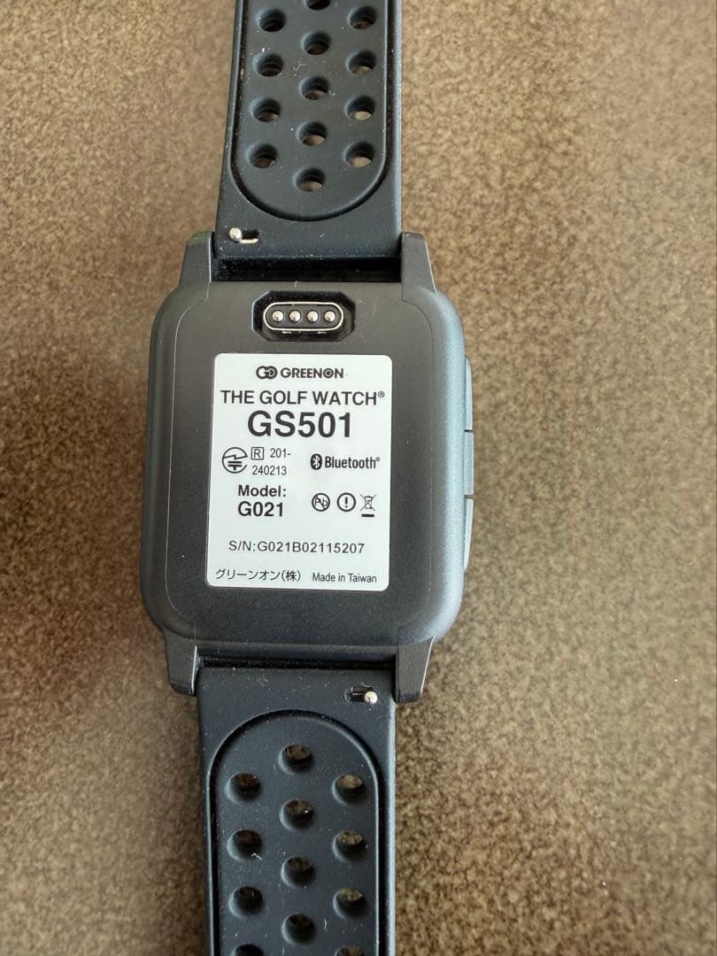 むら　GREENON スマートウォッチ GS501 黒