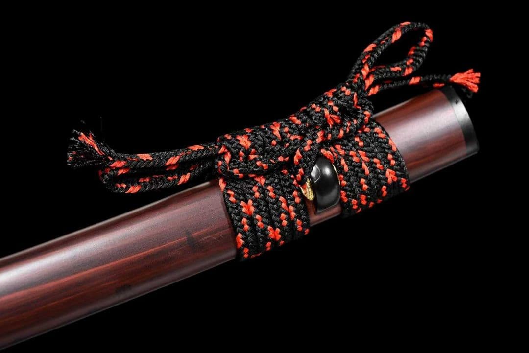 【赤炎の武士】 古兵器 刀装具 日本刀　模造刀 居合刀 武士道 鑑賞用 美術刀