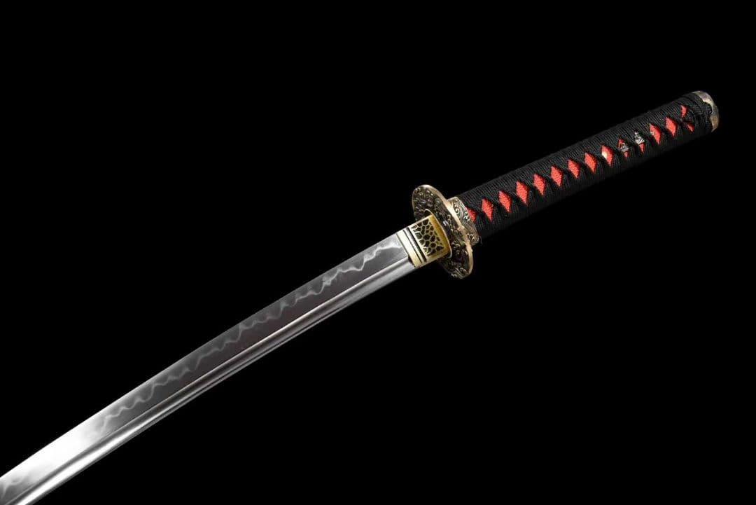 【赤炎の武士】 古兵器 刀装具 日本刀　模造刀 居合刀 武士道 鑑賞用 美術刀
