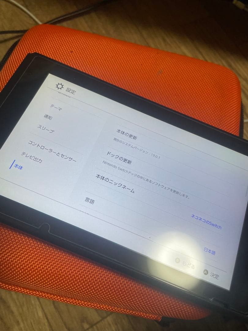 Nintendo switch本体のみ