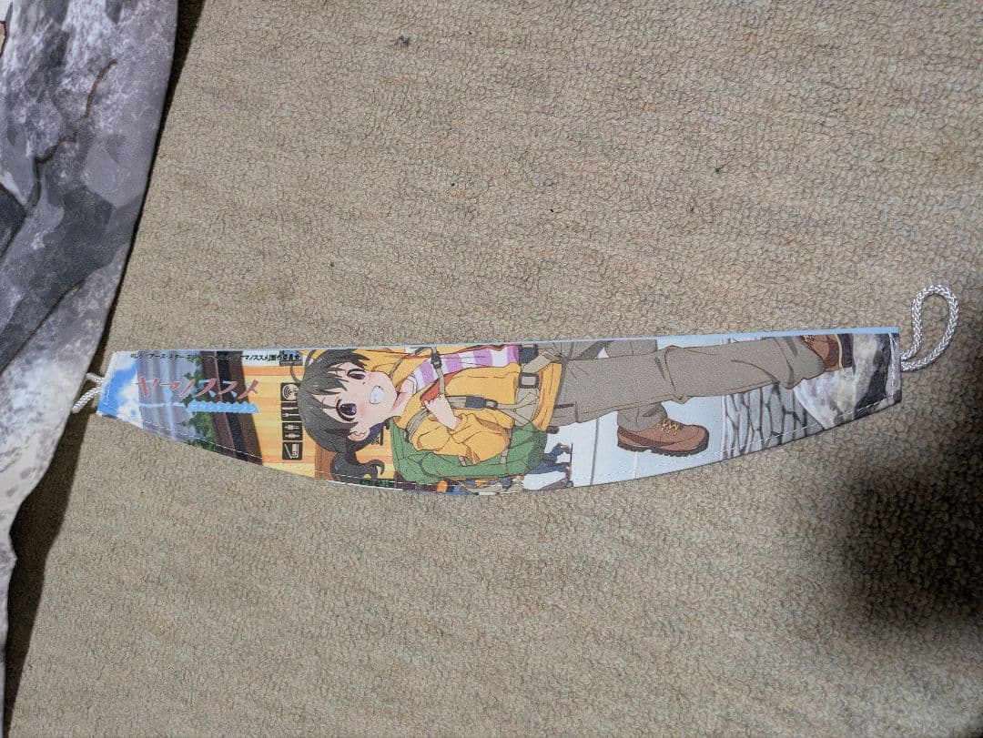 は*る様 ヤマノススメ カーテン 約130cm✕178cm 遮光 タッセル付