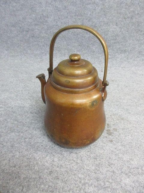 アンティーク古銅薬缶 [B26520]
