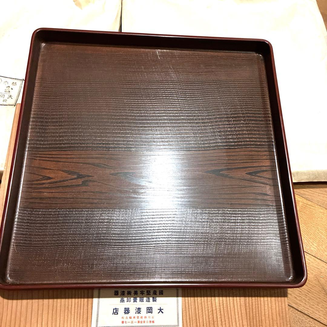 ‼️輪島塗 ‼️国産堅牢美術漆器‼️ 10枚セット昭和レトロ、ビンテージ、大岡漆器店、