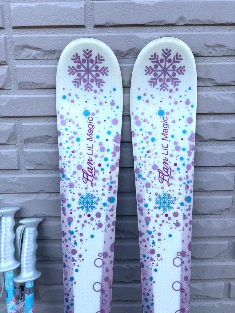 女の子用スキー フルセット 130cm 低〜中学年　エラン　美品です