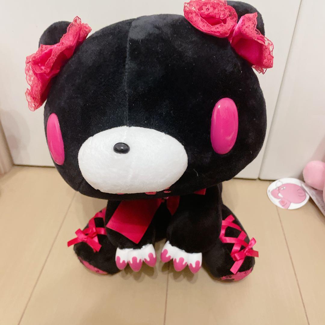 美品グルーミー　ぬいぐるみ　地雷系　ゴスロリ