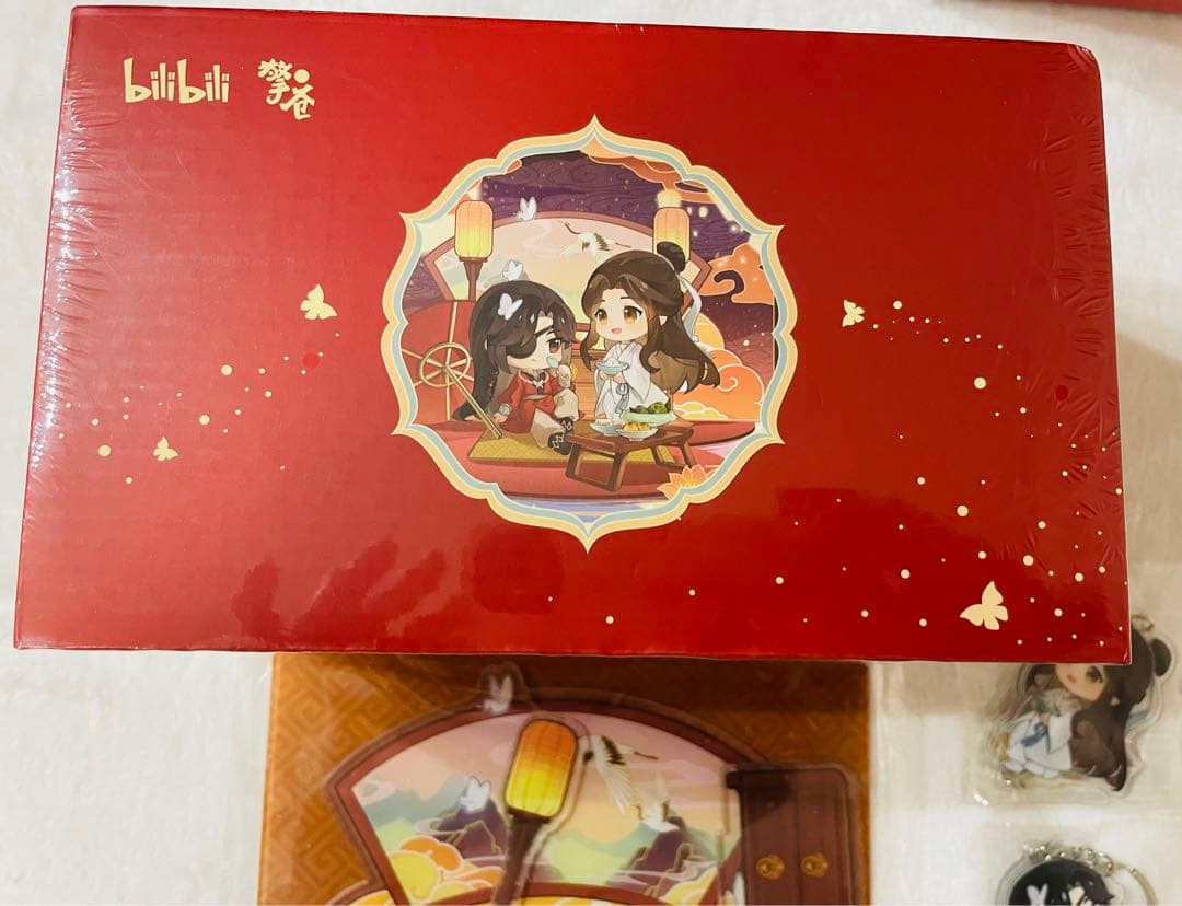 天官赐福 謝怜花城フィギュアセット 特典背景付き 新品未開封　極楽雅宴ver
