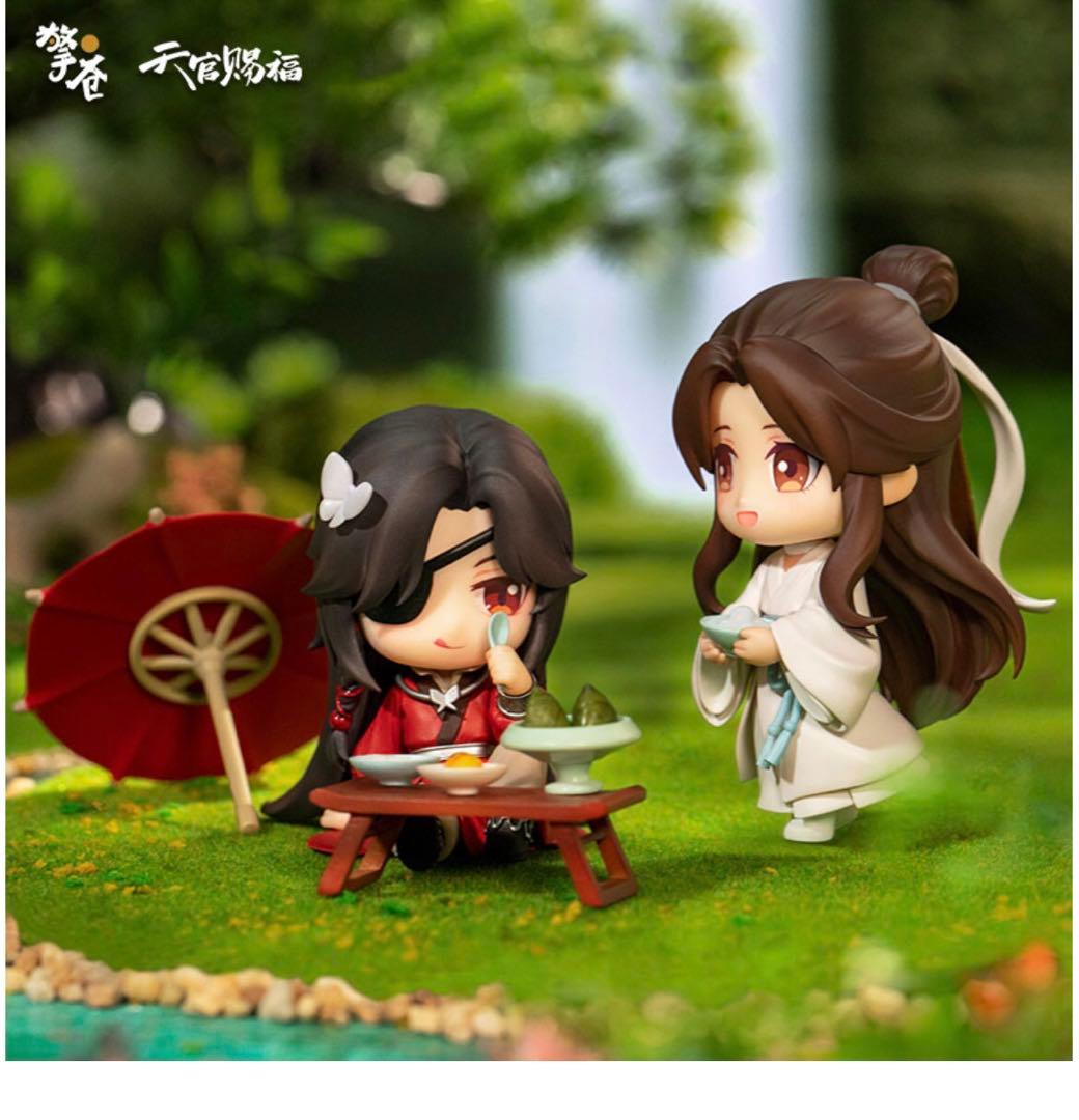 天官赐福 謝怜花城フィギュアセット 特典背景付き 新品未開封　極楽雅宴ver