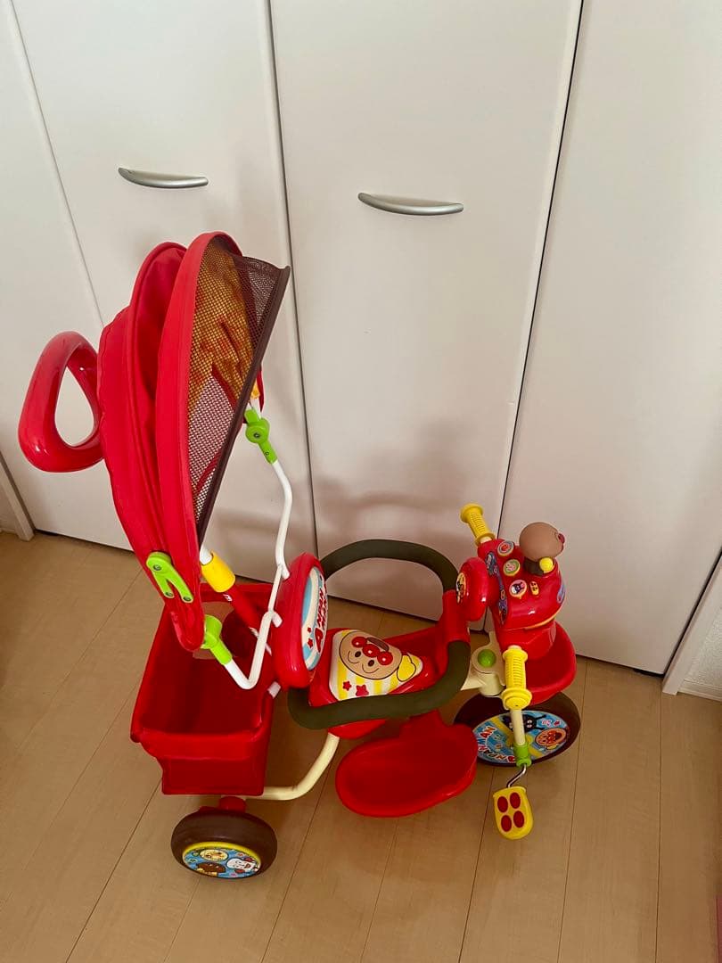 アンパンマン デラックスⅡ 三輪車 赤