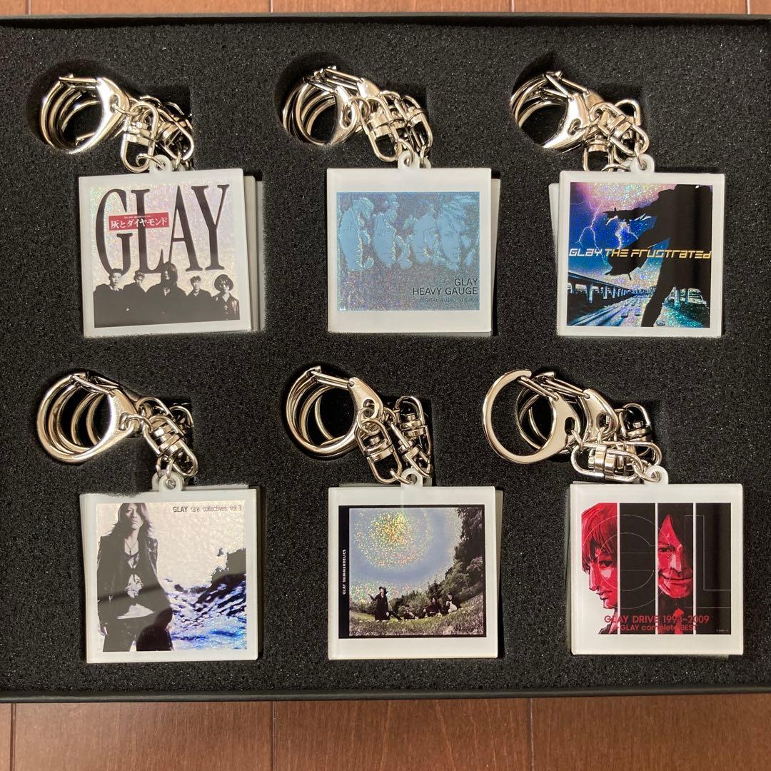 GLAY アルバムジャケットキーホルダー　コンプリートBOX
