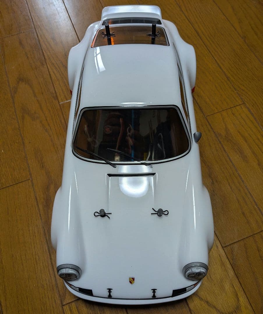 タミヤ　ポルシェボディ　TT-02　ホビーウイングESC ブラシレスモーター