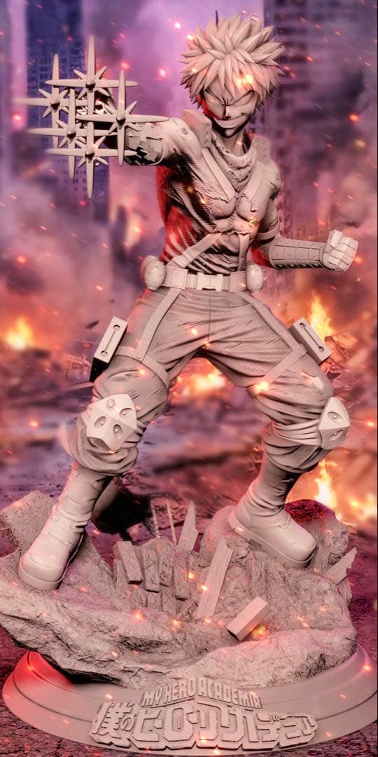 ガレージキット　ガレキ　未塗装未組立　僕のヒーローアカデミア　ヒロアカ　1/6